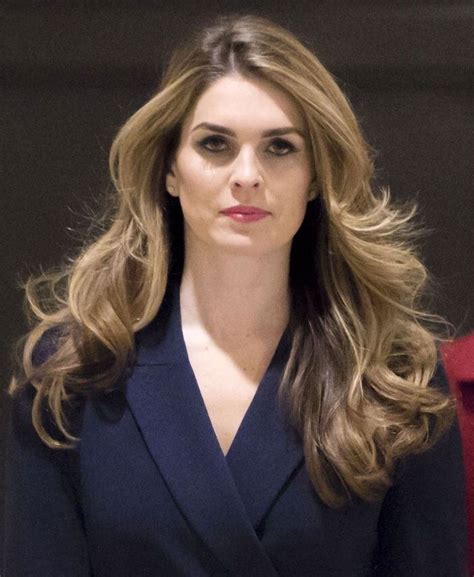 hope hicks long hair